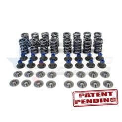 TSP  .660" POLISHED Dual Spring Kit w/ PAC Valve Springs, Titanium Retainers, & PRC Integrated Seat/Seal