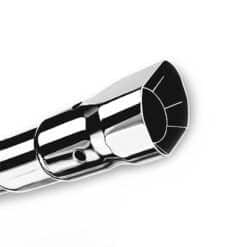 Borla Universal Tip - 2.88" x 3.38" Single Square Angle-Cut Intercooled - 2.5" Inlet