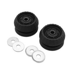 Super Pro, Front Strut Mounts w/Bearings, Polyelast