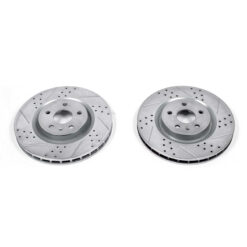 Evolution Drilled & Slotted, Zinc Plated Rotors