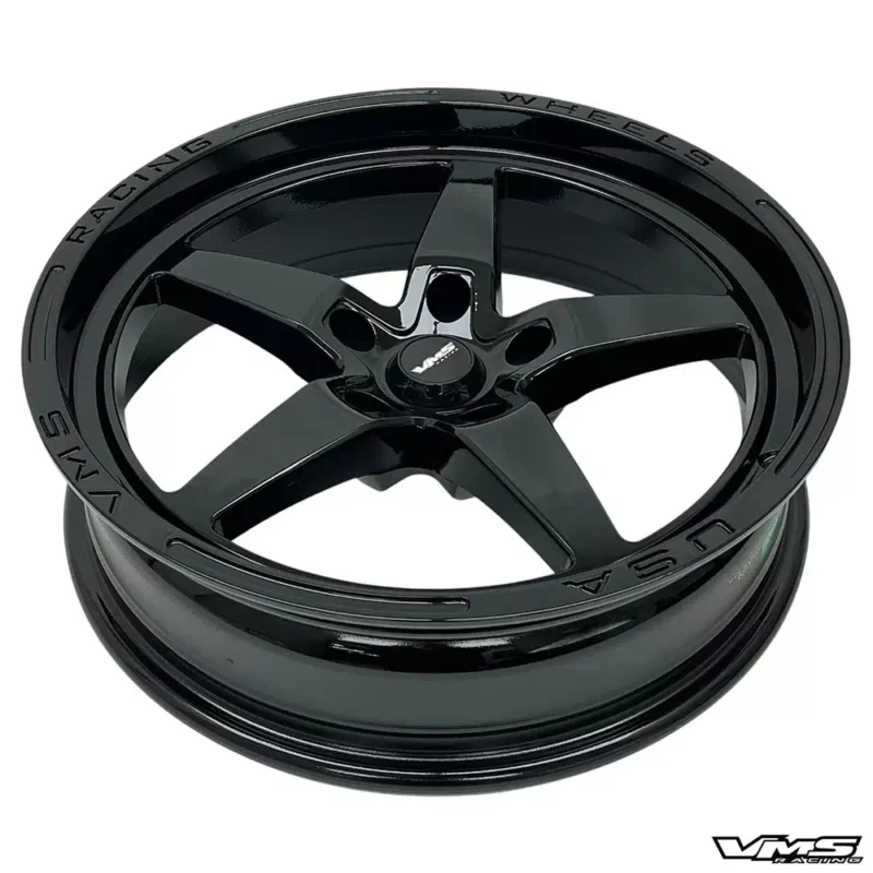 *NEW* VMS Racing V-Star Drag Pack Wheels FULL BLACK - Image 4